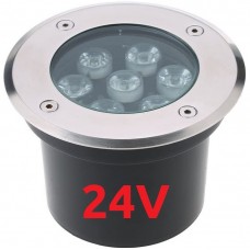 Φωτιστικό Χωνευτό Δαπέδου LED 9W 24V 720lm 15° IP67 4000K Λευκό Φως 96GRF1/91524